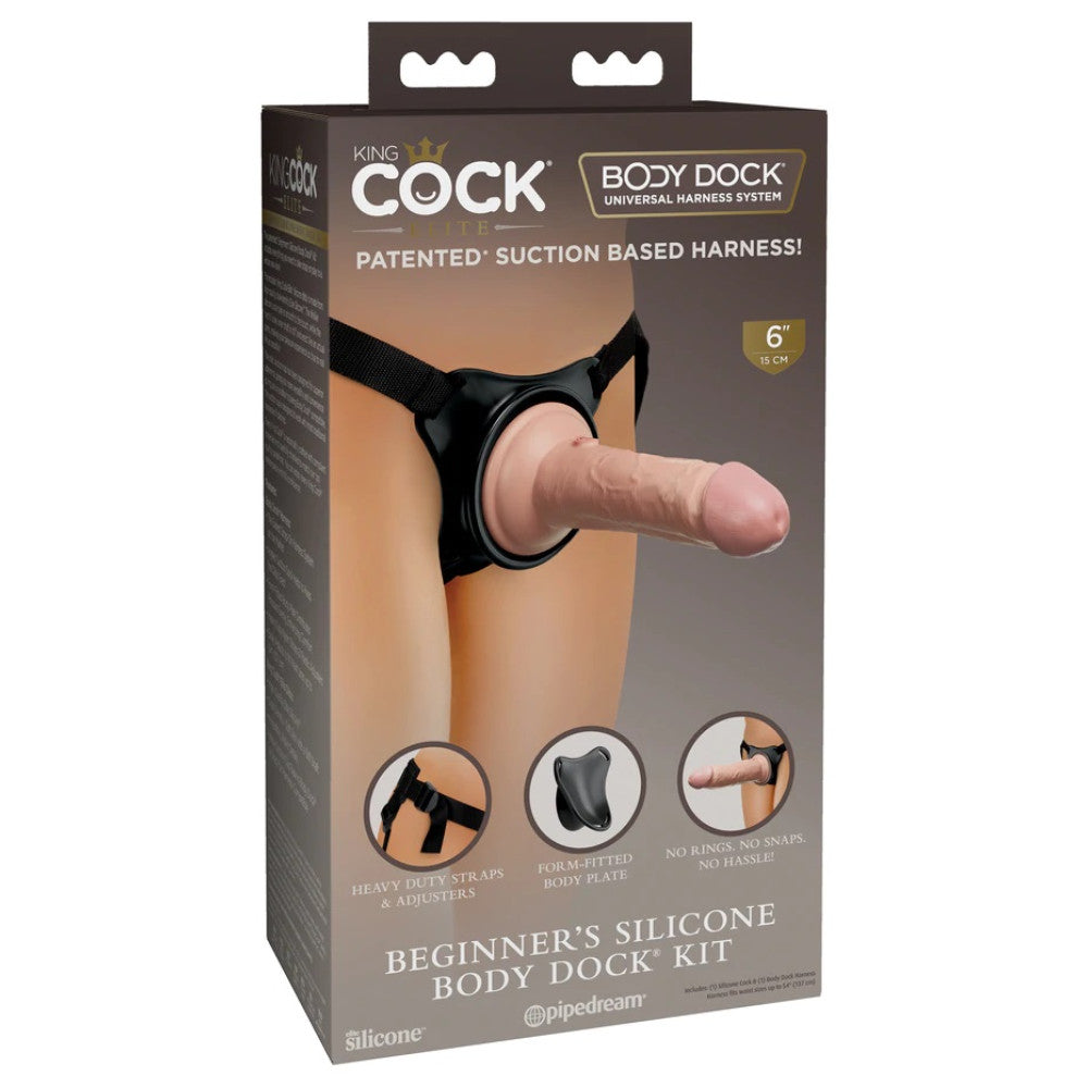 Body Dock Strapon Set & Double Layer Dildo 15 cm.