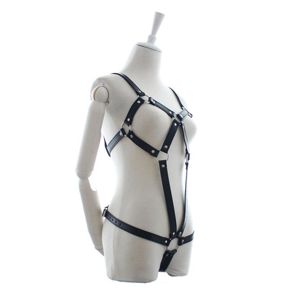 Bondage bodysuit Penitence Mood eco leather