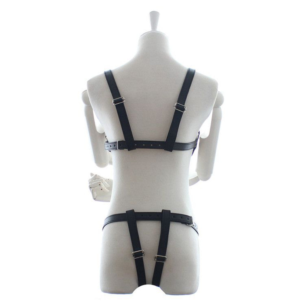 Bondage bodysuit Penitence Mood eco leather