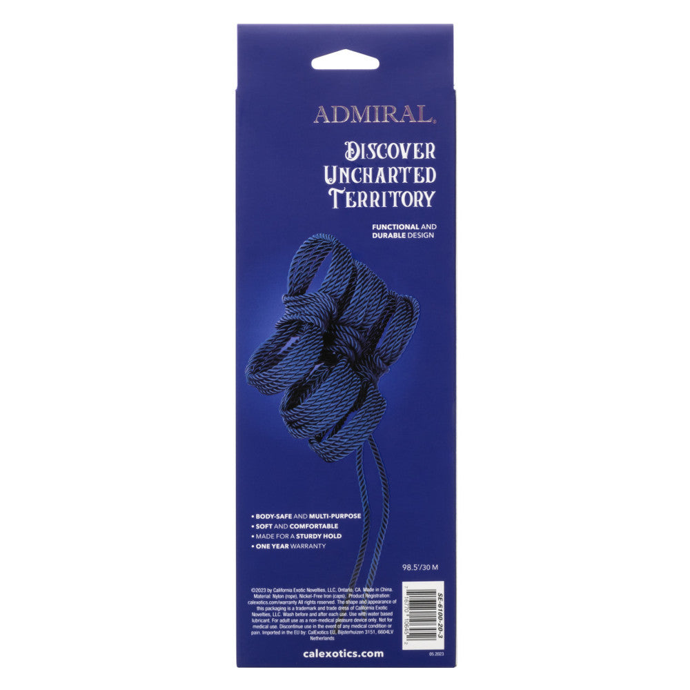 Bondage Rope Calexotics Admiral 30 Meters Blue
