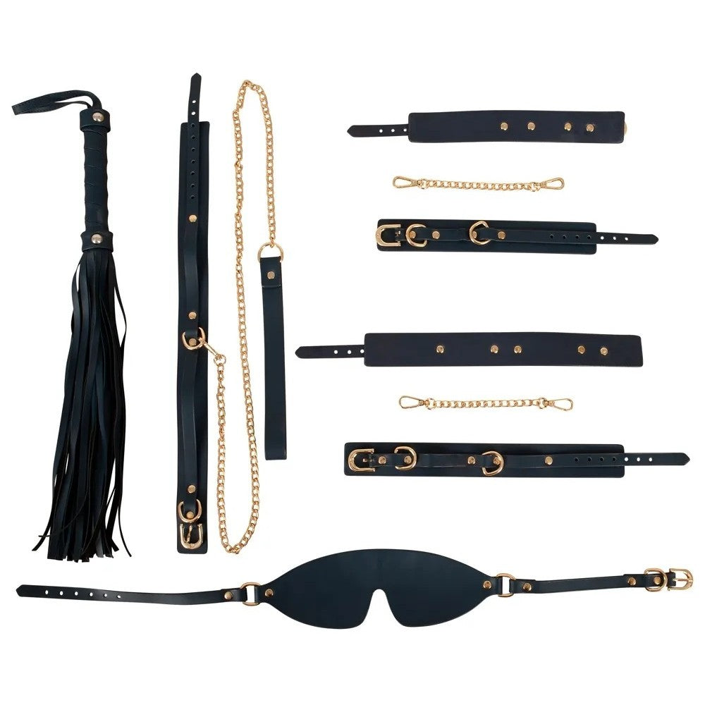 Bondage set faux leather Bad Kitty Fetish Set