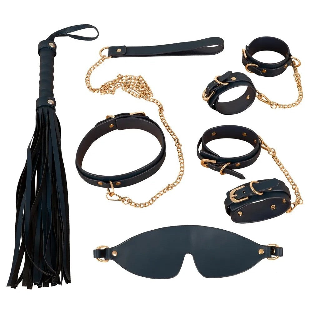 Bondage set faux leather Bad Kitty Fetish Set