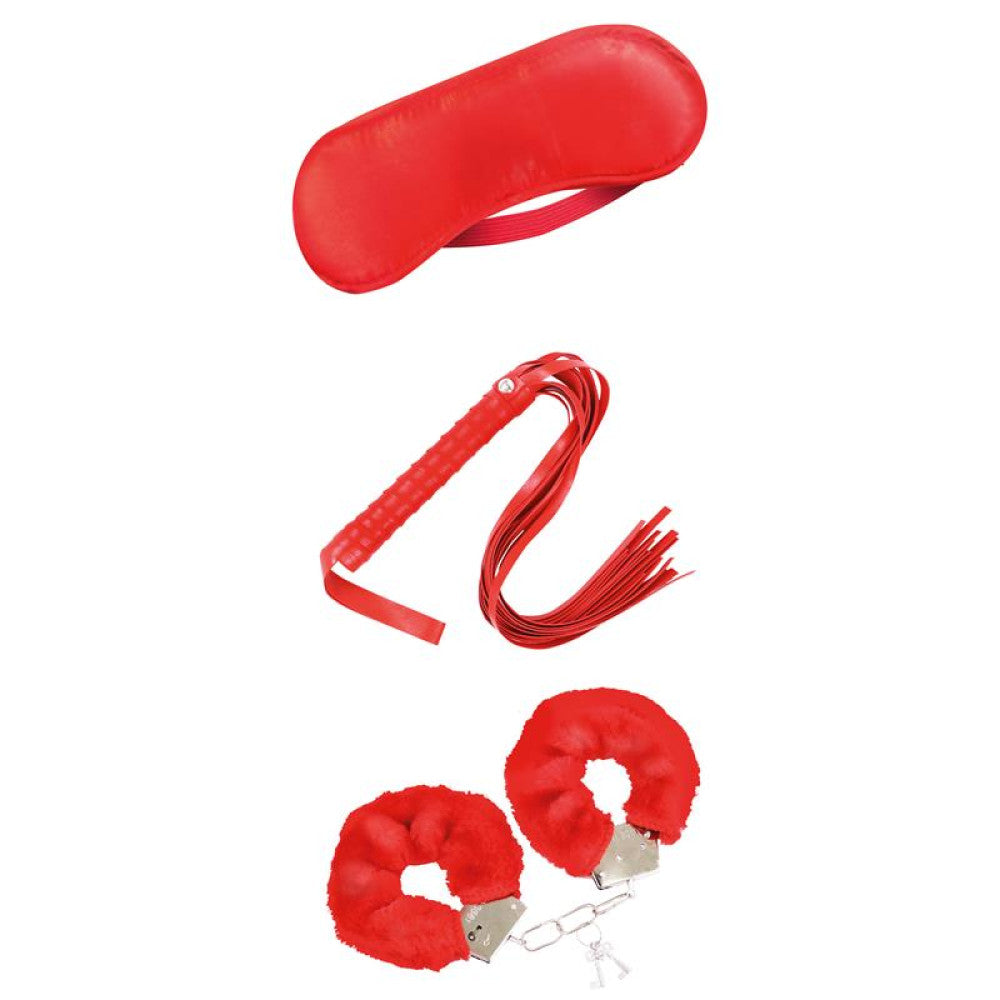 Bondage set of 3 pieces Intoyou Beginners Bondage Set red