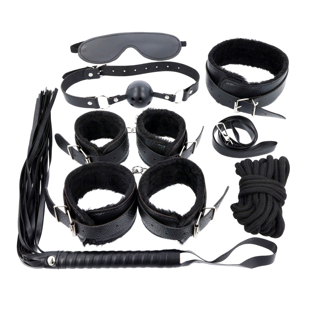 Bondage set of 7 pieces Bondage Art black