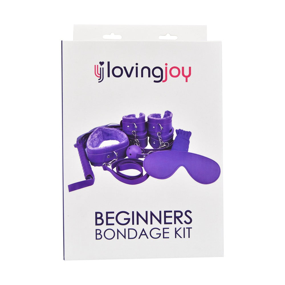 Bondage set of 8 pieces Beginners Bondage Kit purple