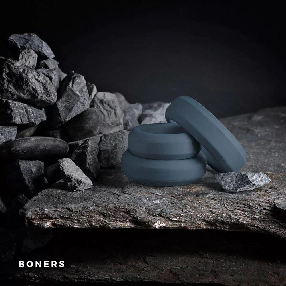 Boners Wide Cock Ring Set of 3 pcs.