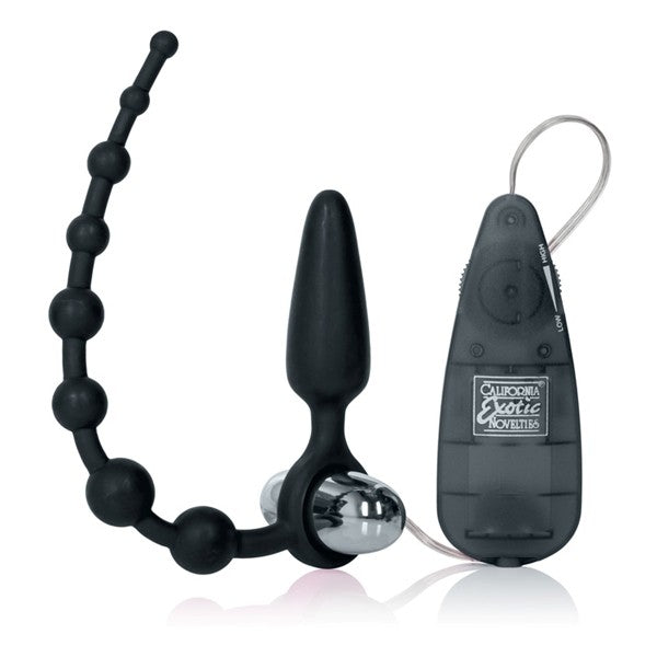 Booty Dare 3 in 1 vibrating anal toy black