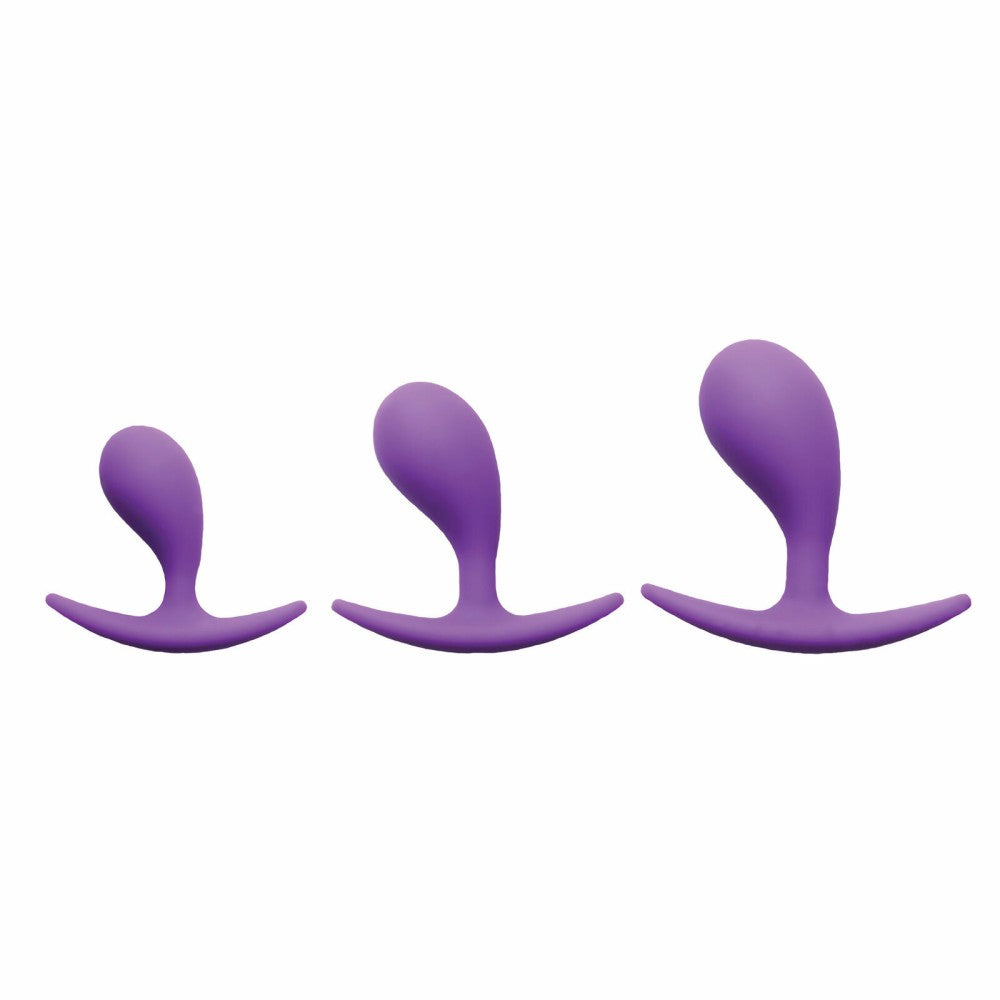 Booty Poppers silicone butt plug set