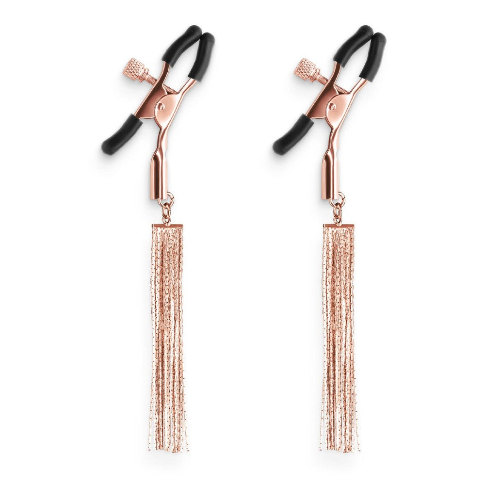 Bound NIpple Clamps Rose Gold Embellished Nipple Clamps