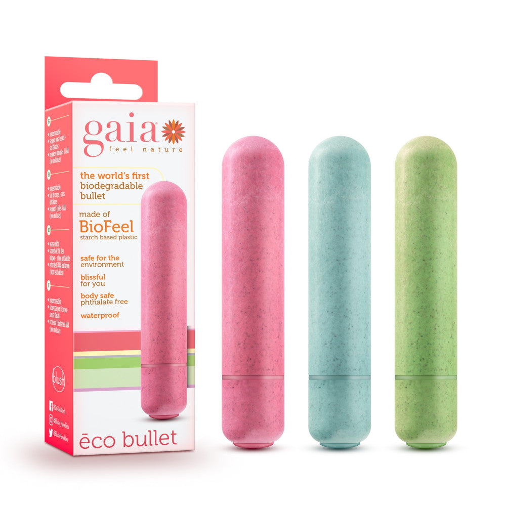 Bullet vibrator Eco Bullet Gaia blue