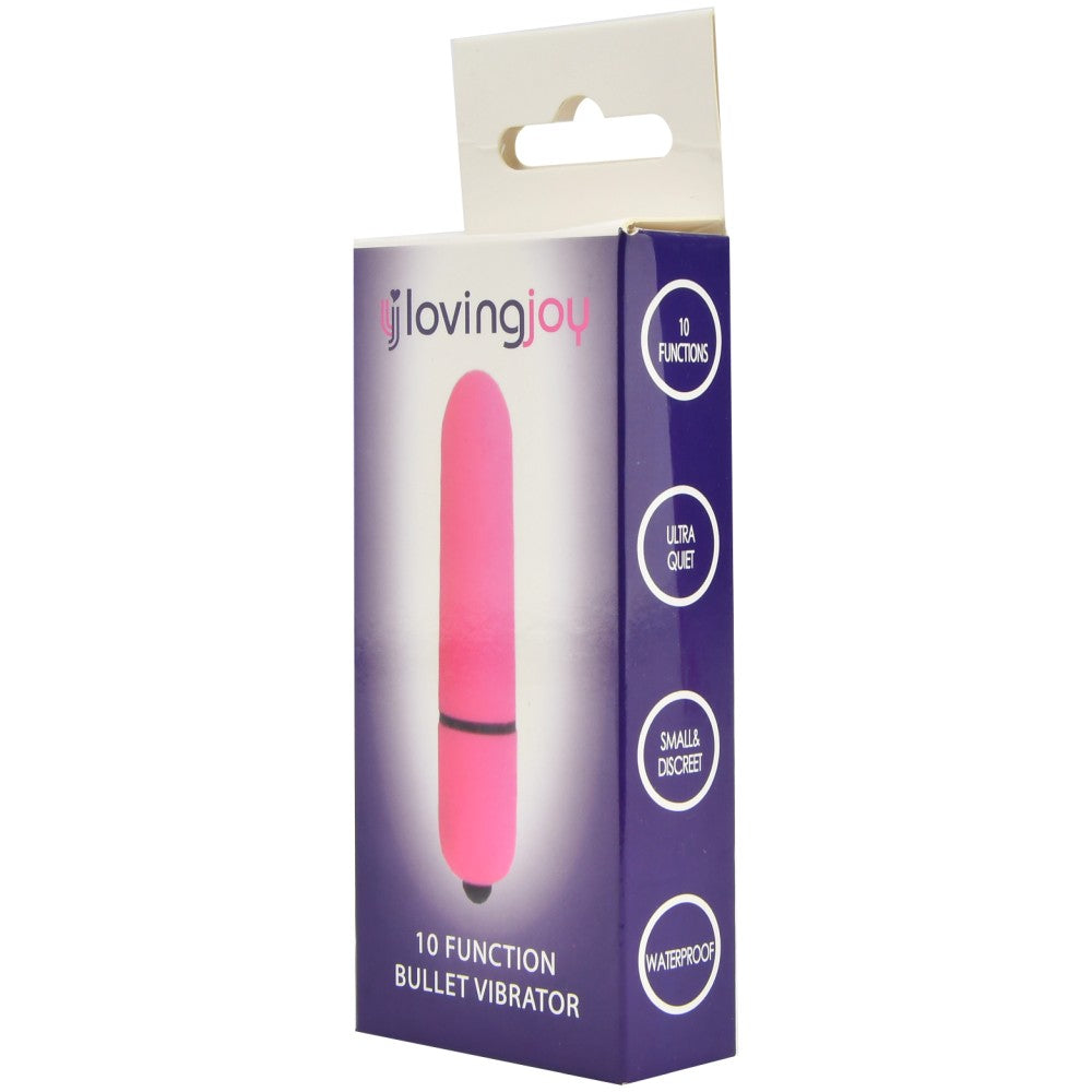 Bullet vibrator with 10 functions Loving Joy pink