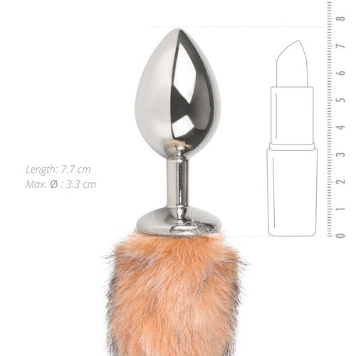 Butt Plug with fluffy foxtail Easy M