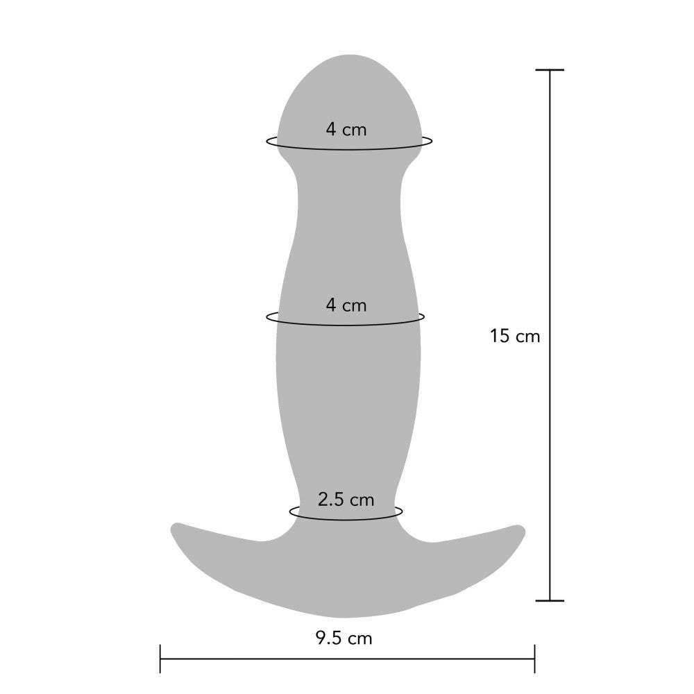 Buttocks The Wild Rechargeable Silicone Anal Stimulator with Remote