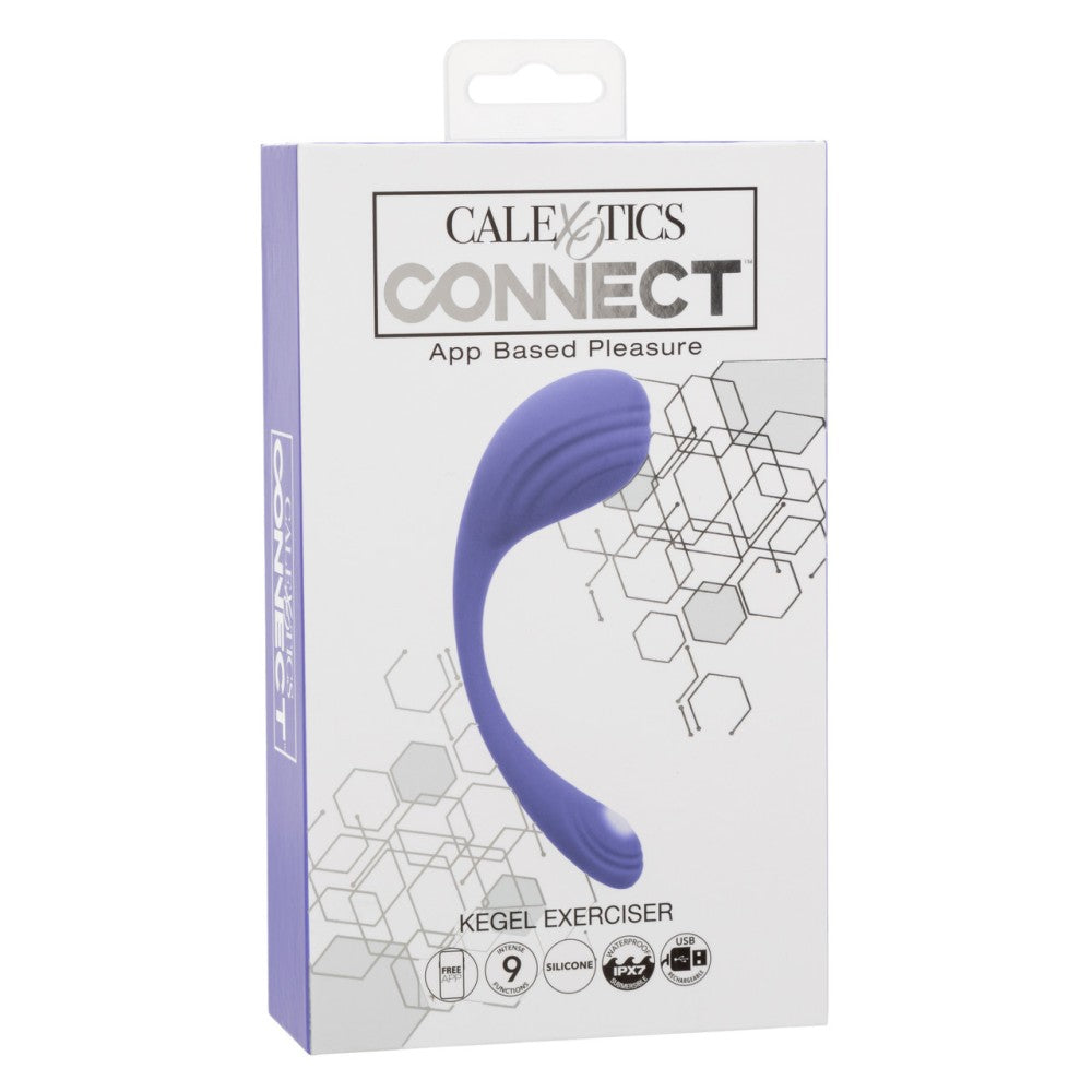 Calexotics Kegel Exerciser Rechargeable Silicone Vibrator with Mobile App