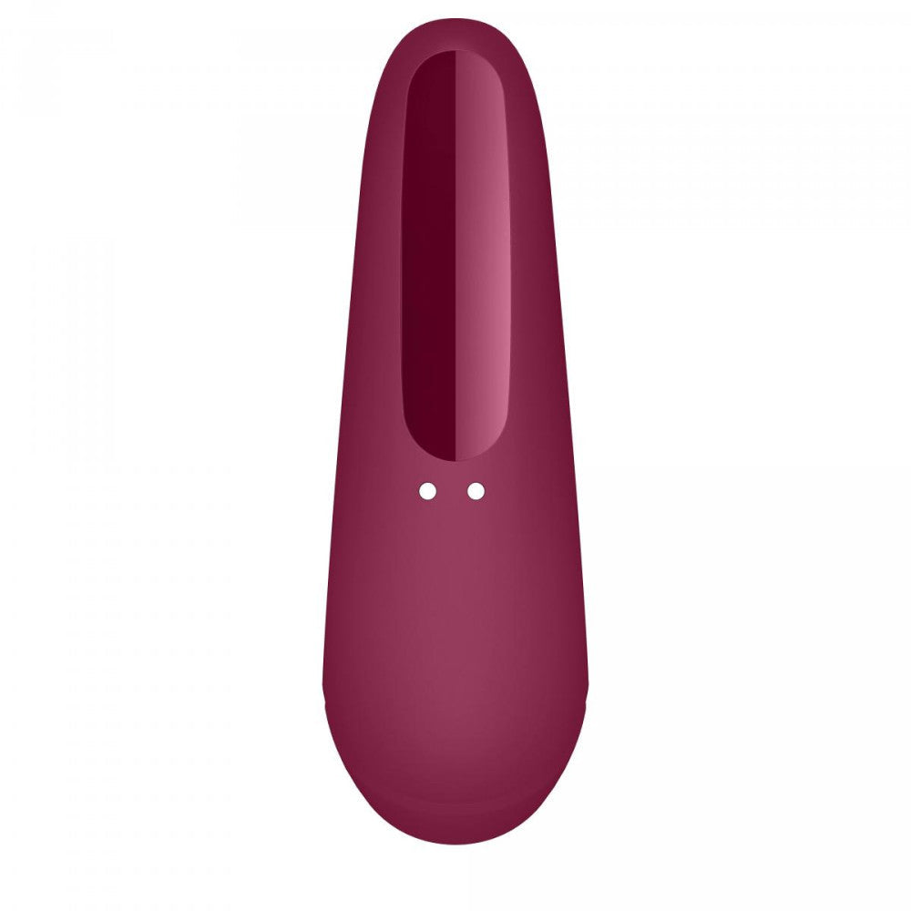 Clitoral stimulator with vibrations Satisfyer Curvy 1 Plus red with App