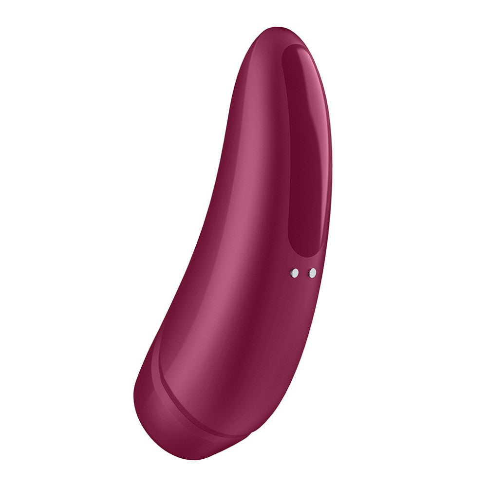 Clitoral stimulator with vibrations Satisfyer Curvy 1 Plus red with App