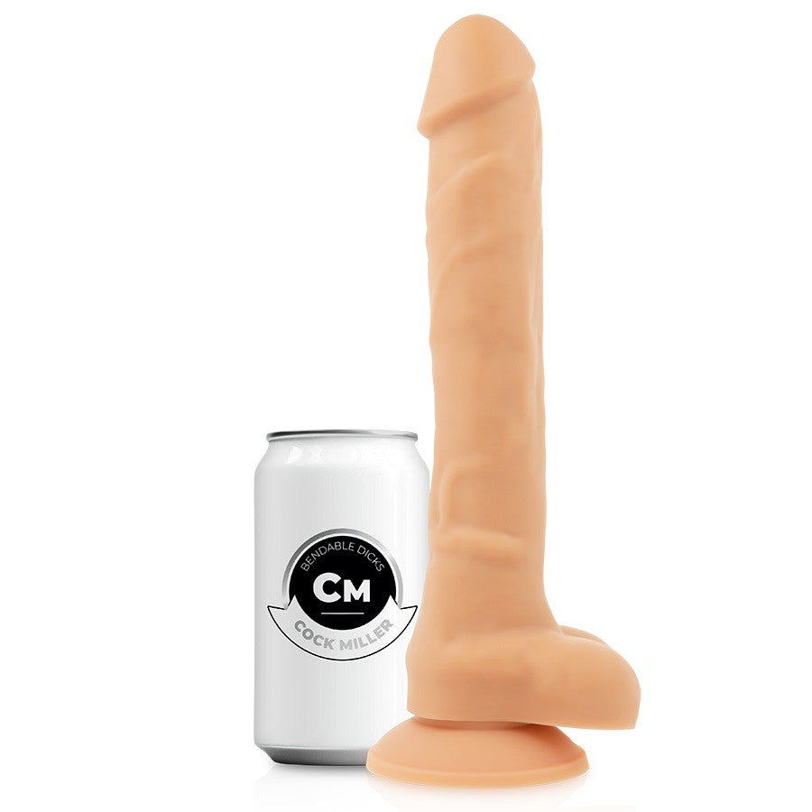 Cock Miller 9.4" Extra Flexible Realistic Silicone Dildo