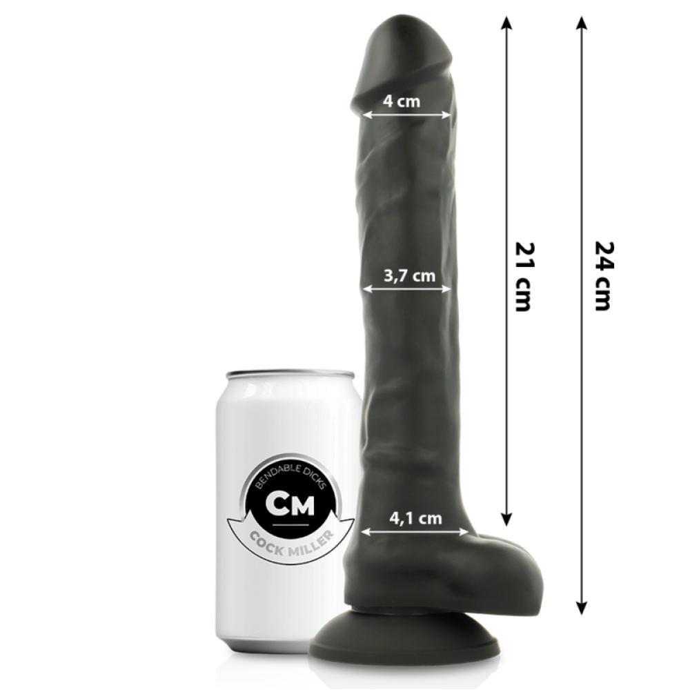 Cock Miller Extra Flexible Realistic Silicone Dildo 9.4"