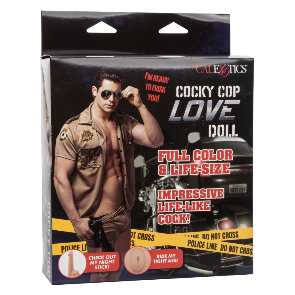 Cocky Cop inflatable male sex doll