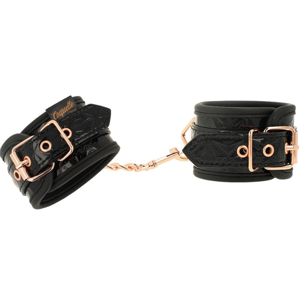 Coquette Fantasy BDSM luxury leather handcuffs