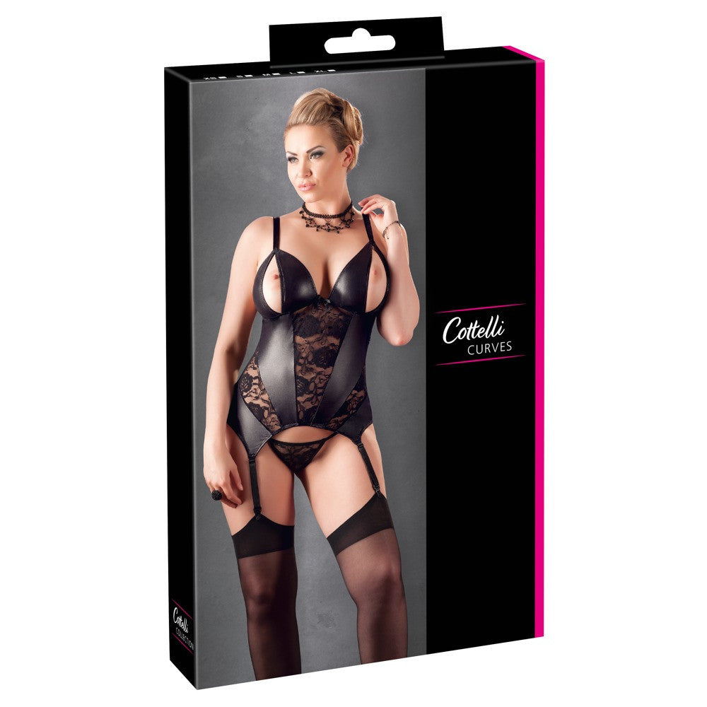 Cottelli Curves Basque Lingerie Set