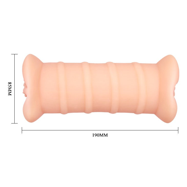 Crazy Bull Emma Realistic Vibrating Vagina Masturbator with 2 Holes