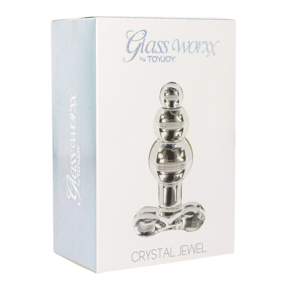 Crystal Jewel glass butt plug