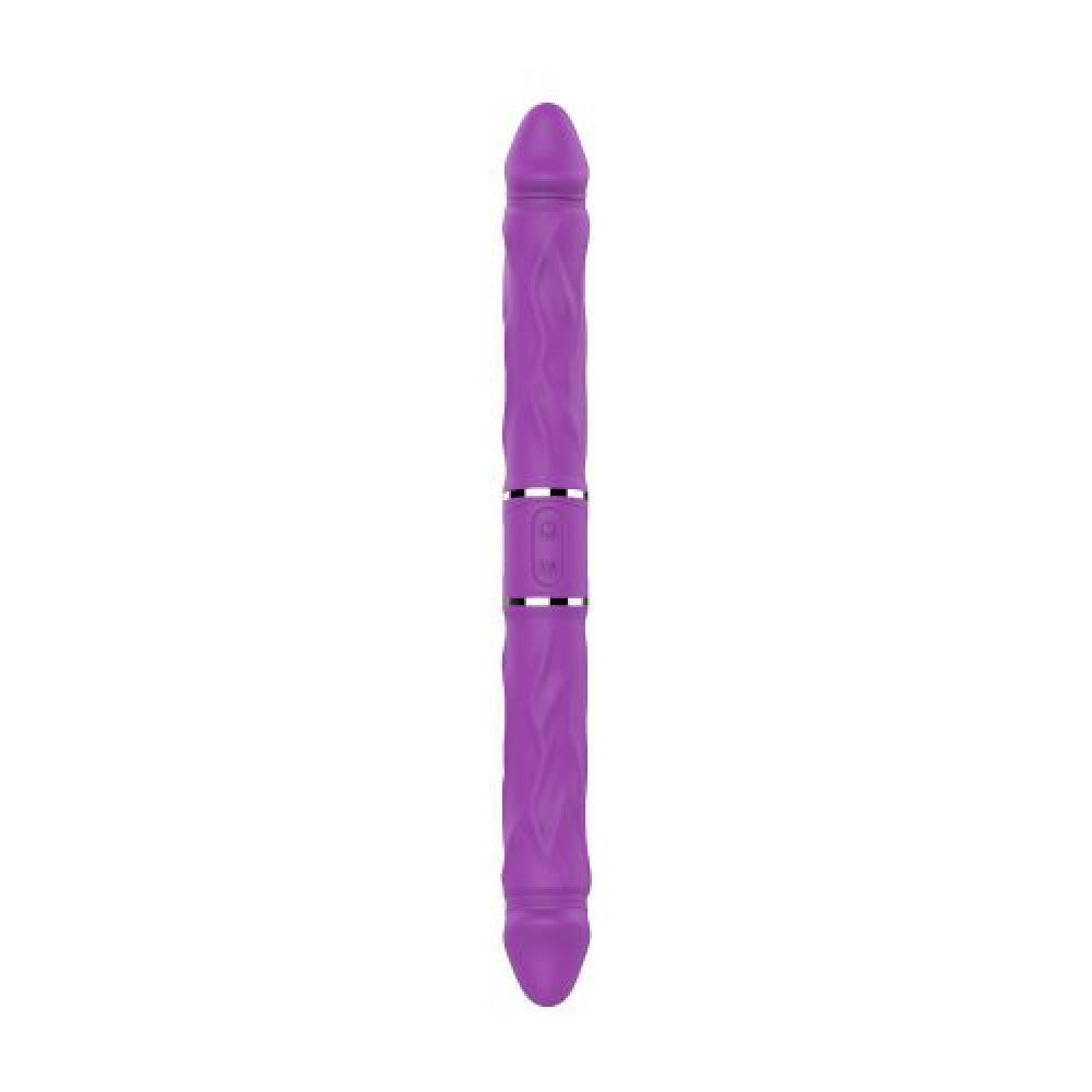 Cupid Arrow Rechargeable Double Vibrating Silicone Dildo