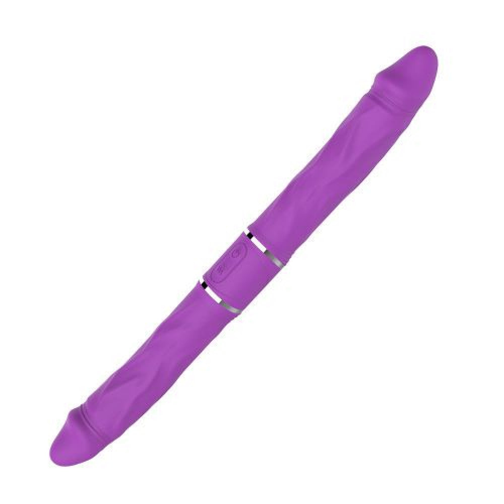 Cupid Arrow Rechargeable Double Vibrating Silicone Dildo