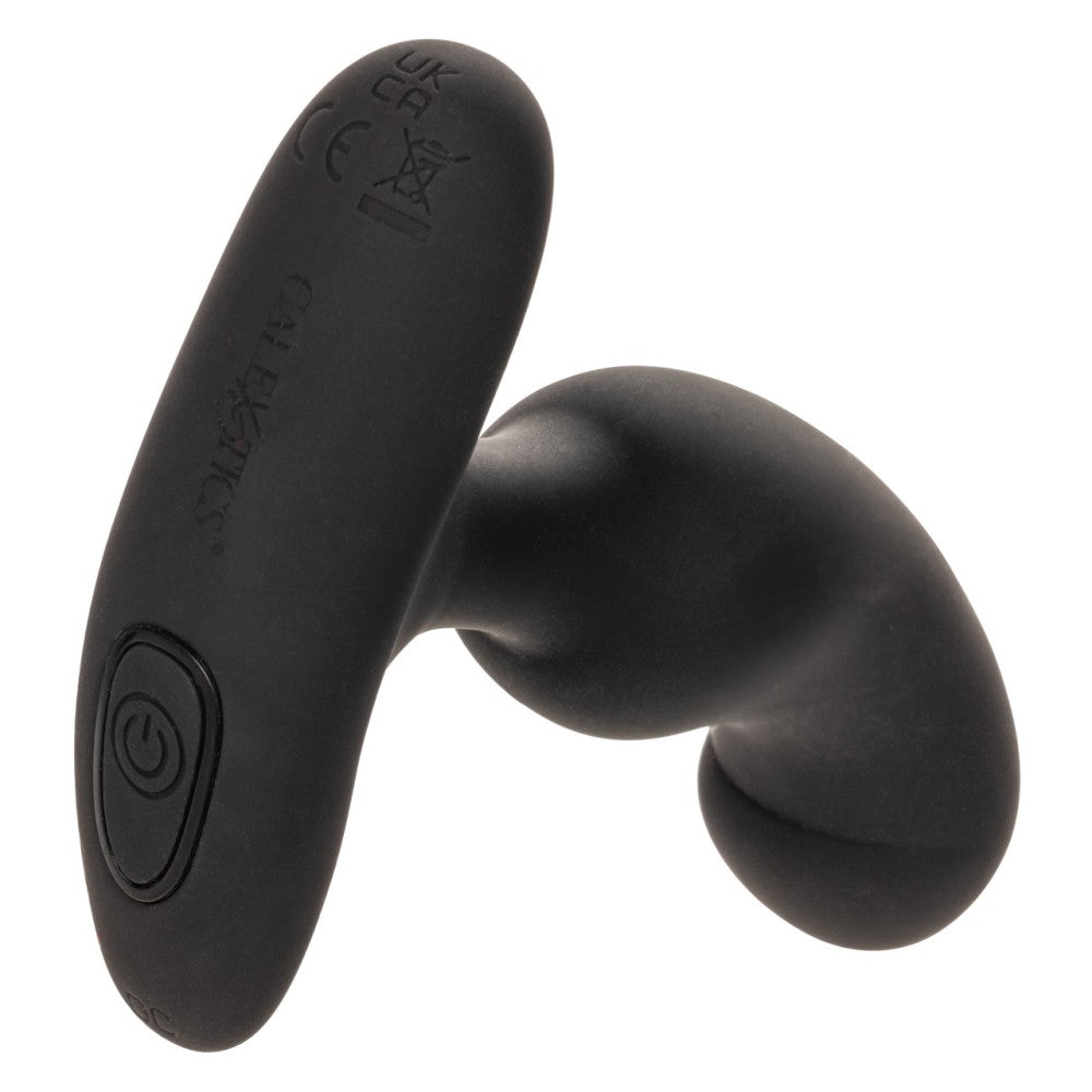 Curved Probe rechargeable silicone anal vibrator