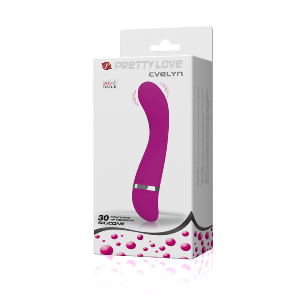 Cvelyn medical silicone G-Spot vibrator Purple