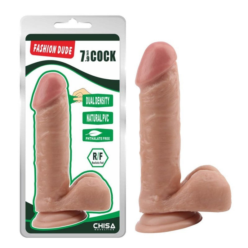 Cyber Skin Double Layer Dildo Fashion 7.9"