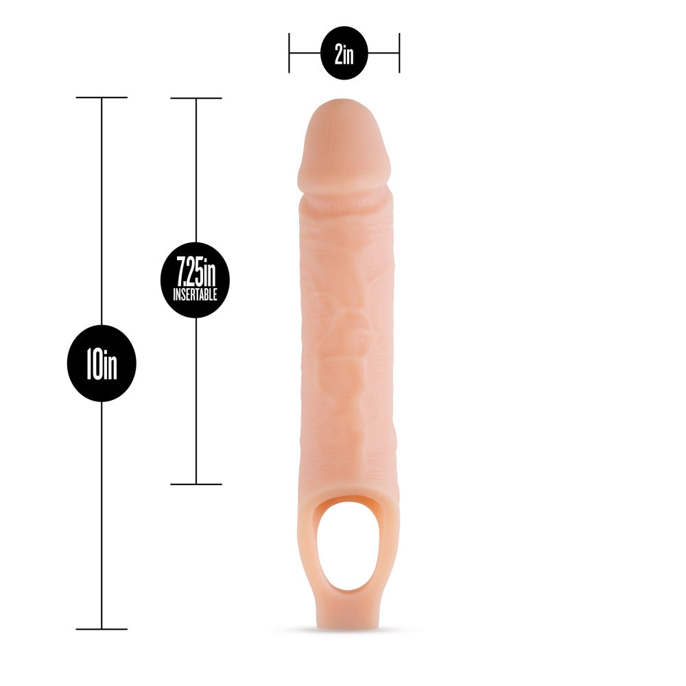 Cyber skin penis extender and thickener with Performance fastener