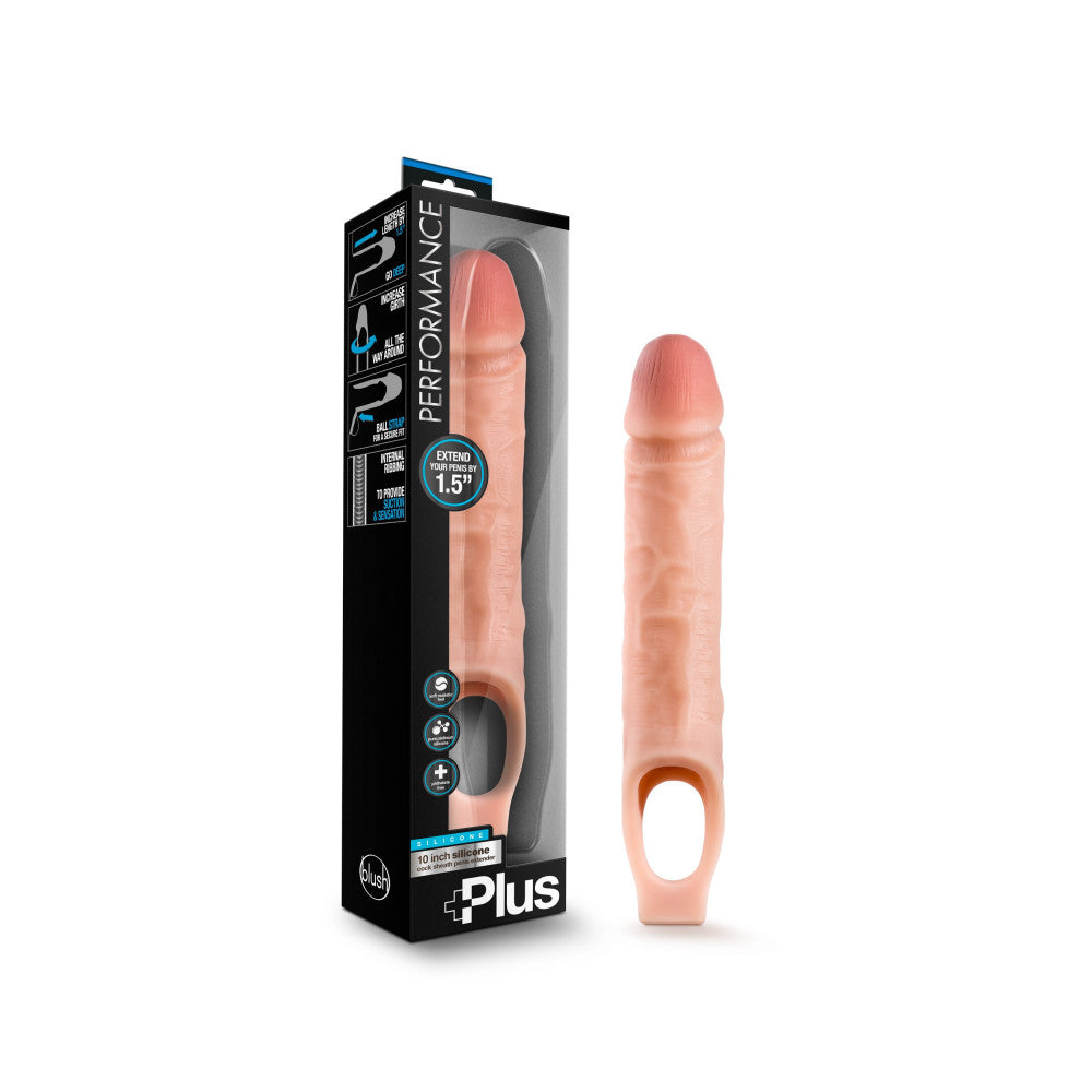 Cyber skin penis extender and thickener with Performance fastener