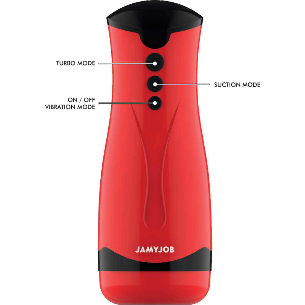 Dameron rechargeable sucking and vibrating masturbator