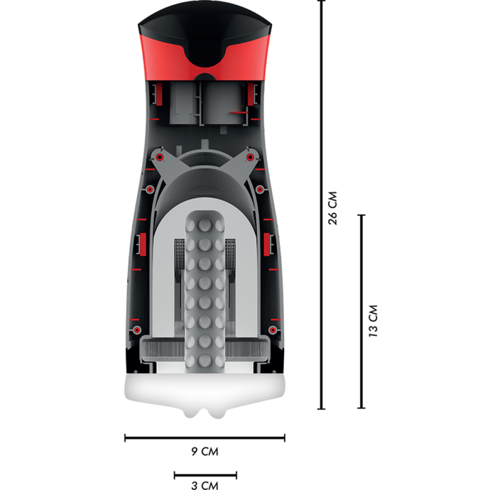 Dameron rechargeable sucking and vibrating masturbator