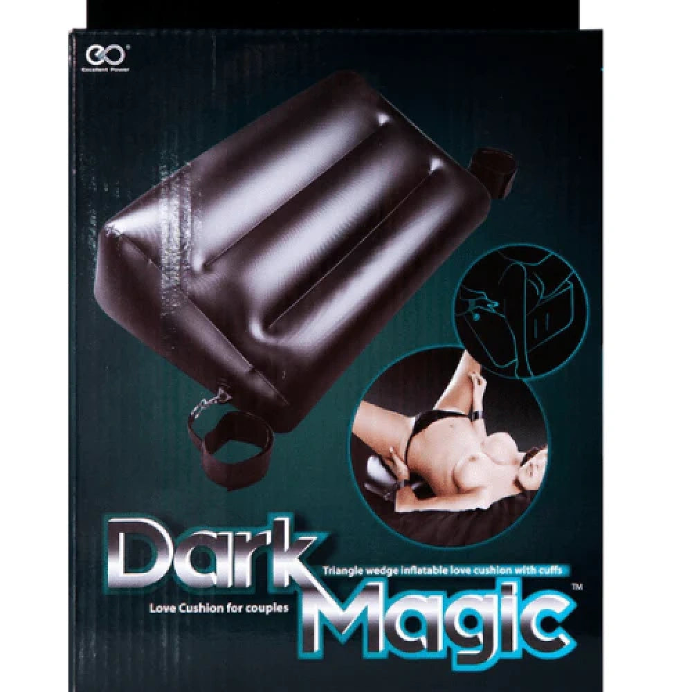 Dark Magic Inflatable Sex Pillow with Wrist Restraints