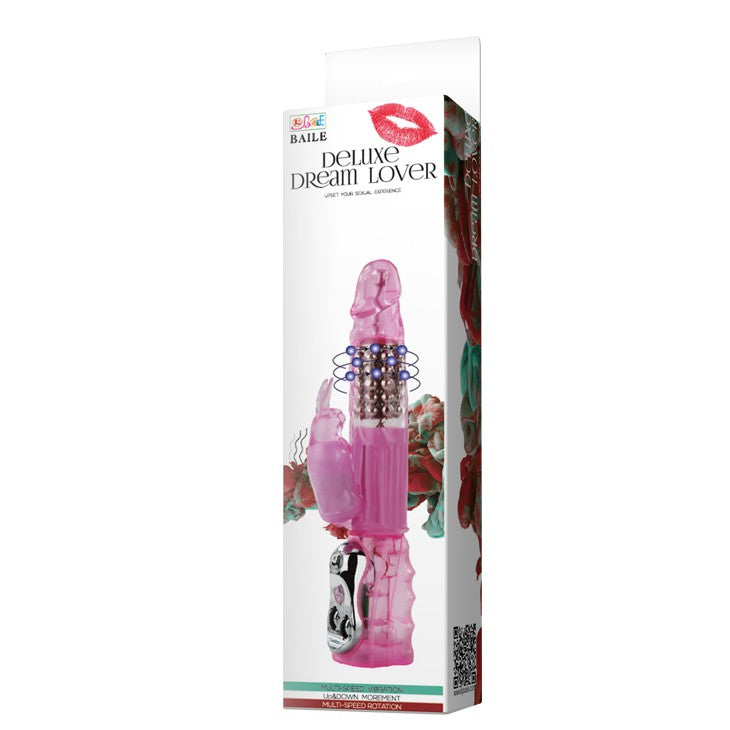 Deluxe Dream Lover Rabbit Vibrator with Rotating Pearls