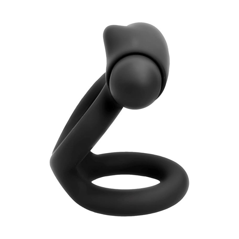 Denver silicone double vibrating cock ring