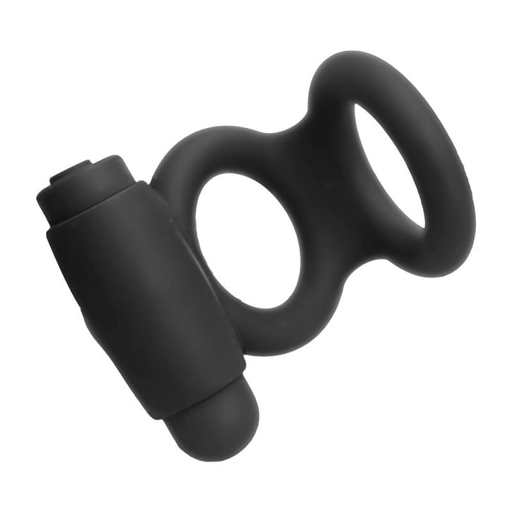 Denver silicone double vibrating cock ring