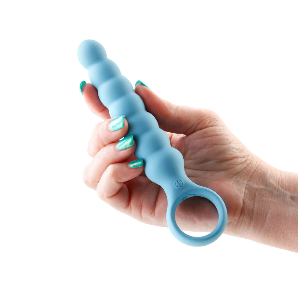 Desire Lucent Blue Silicone Vibrating Anal Stimulator