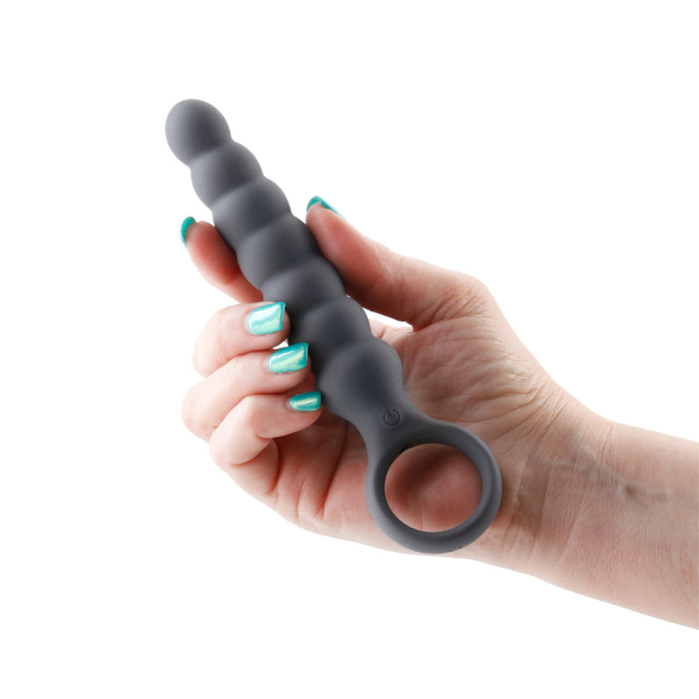 Desire Lucent Gray Silicone Vibrating Anal Stimulator