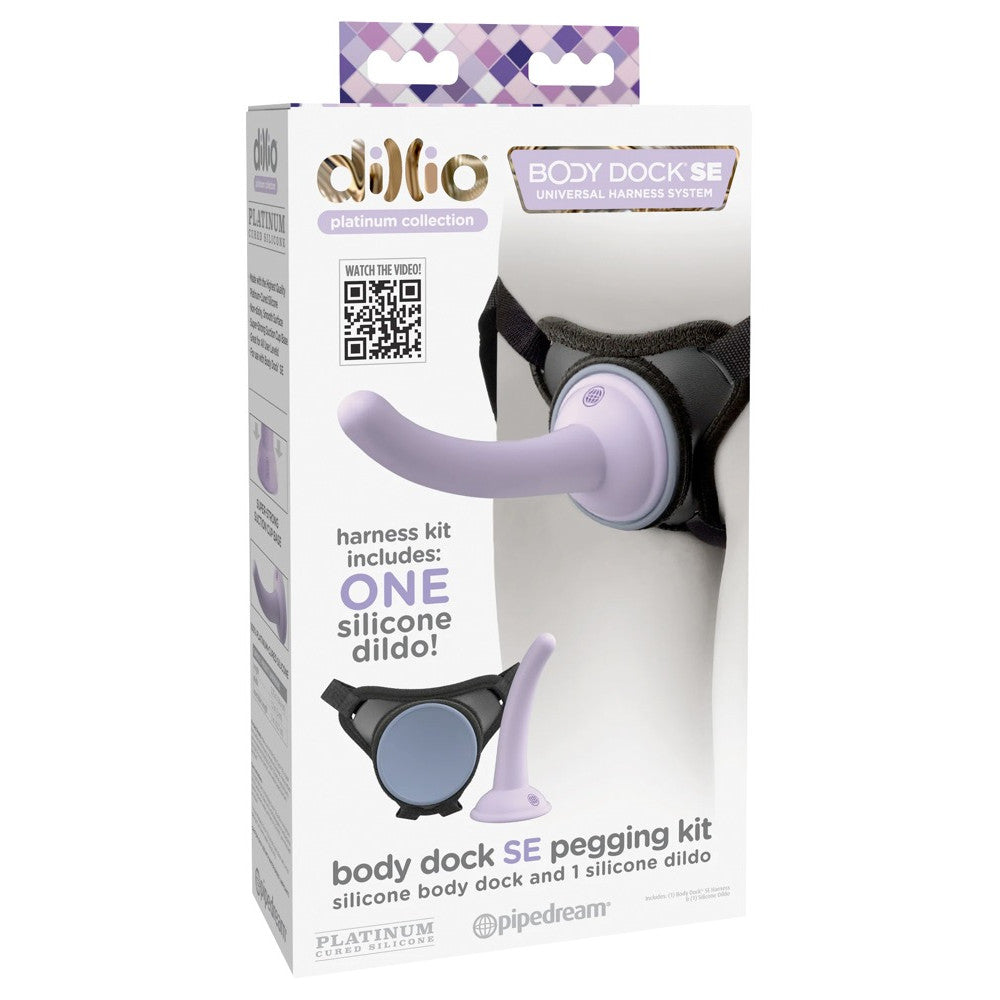 Dilliano Dillio Body Dock Se Vacuum Strap-On Silicone Dildo Set