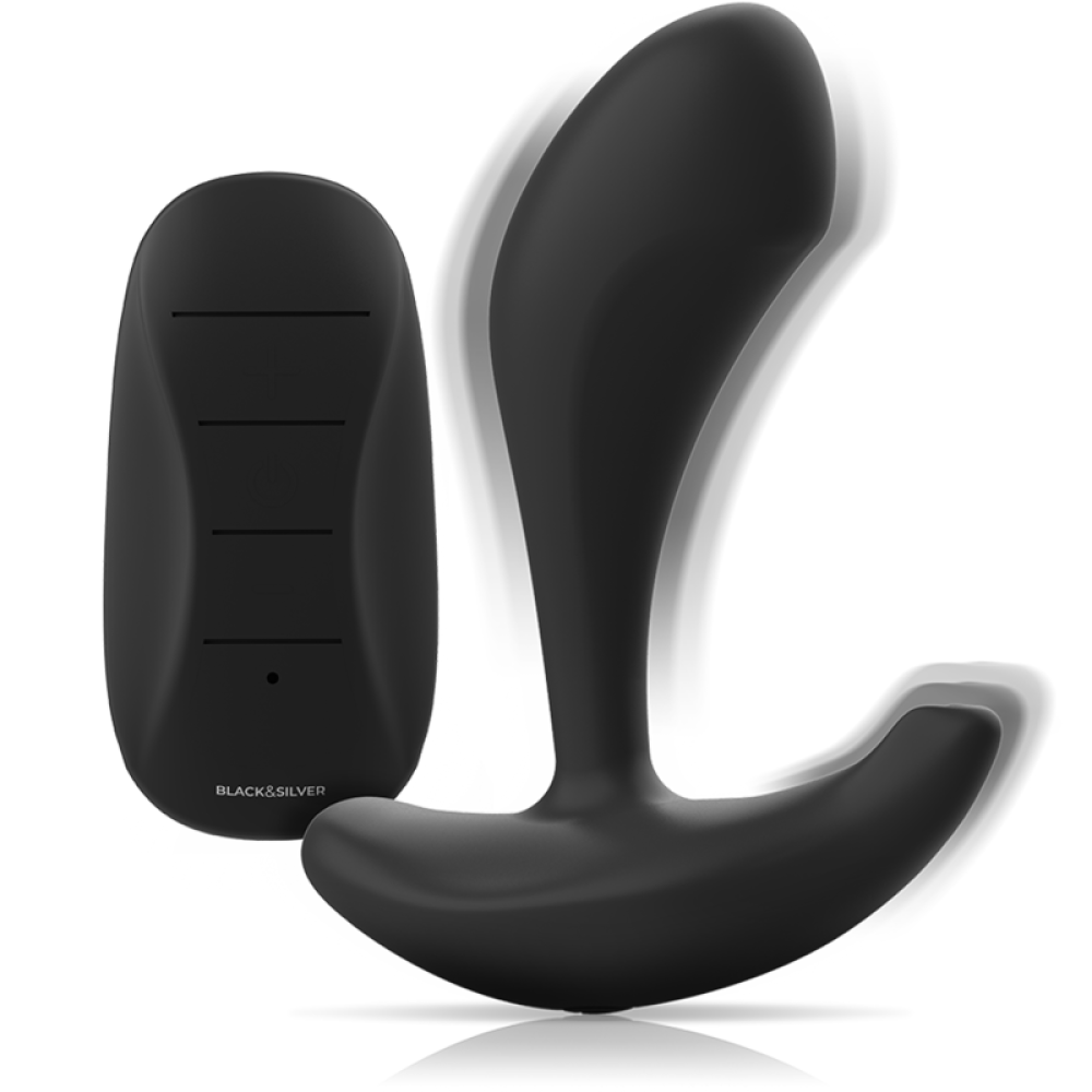 Dwayne Rechargeable Silicone Butt Plug with Remote