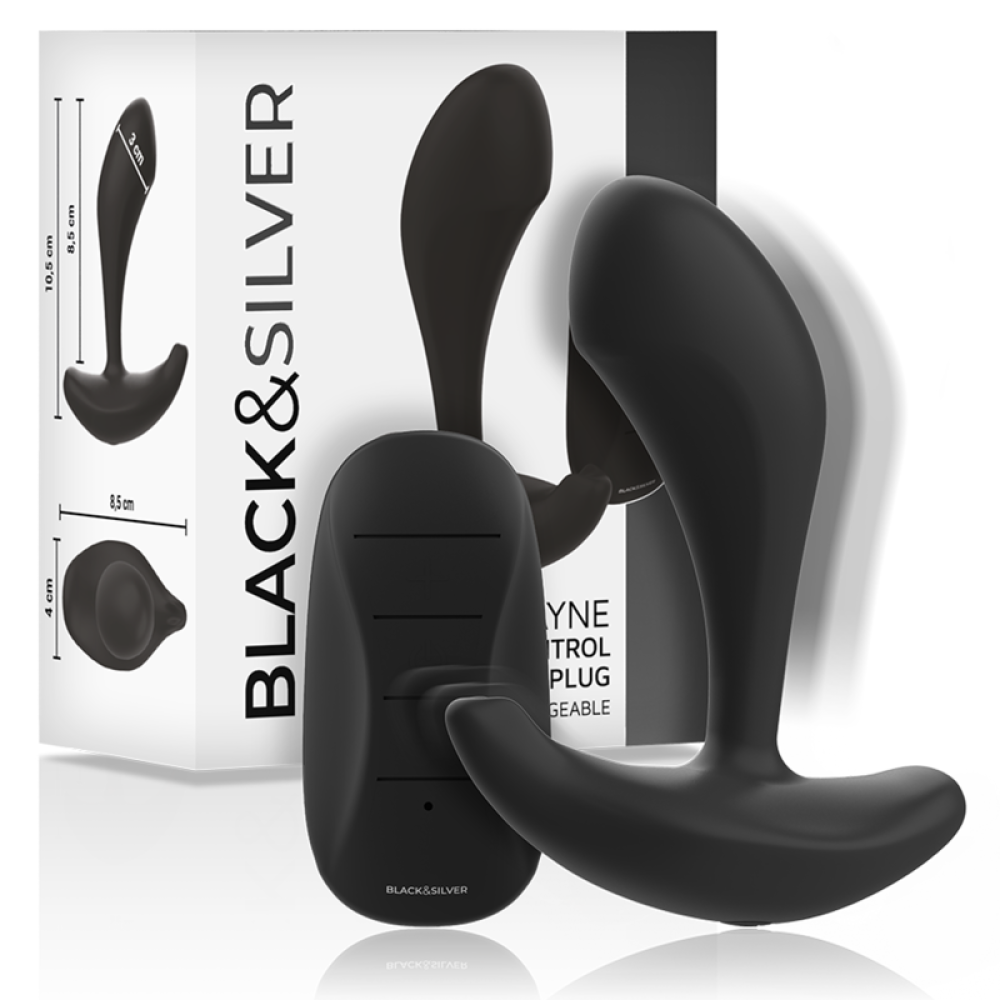 Dwayne Rechargeable Silicone Butt Plug with Remote