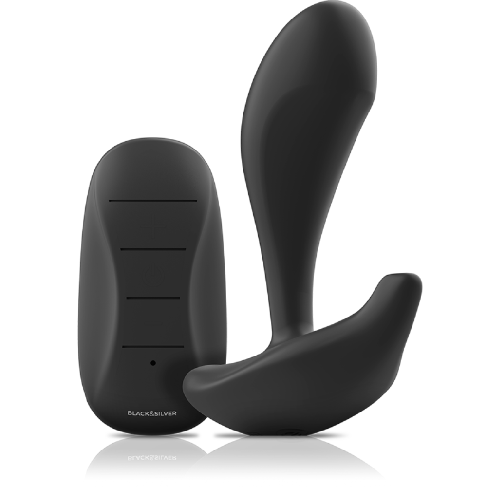 Dwayne Rechargeable Silicone Butt Plug with Remote