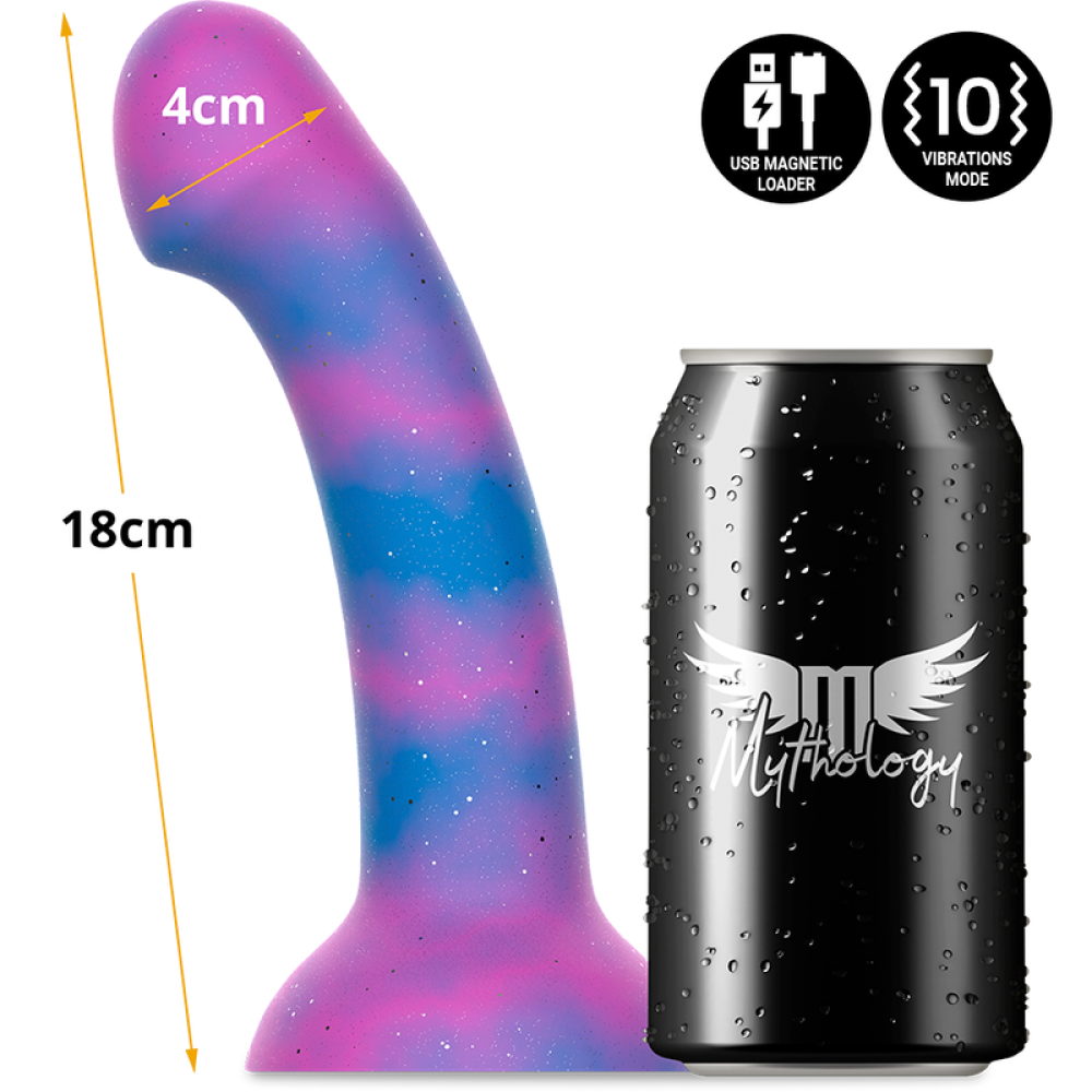 Dion Galactic Brocade Silicone Vibrating Dildo Size M