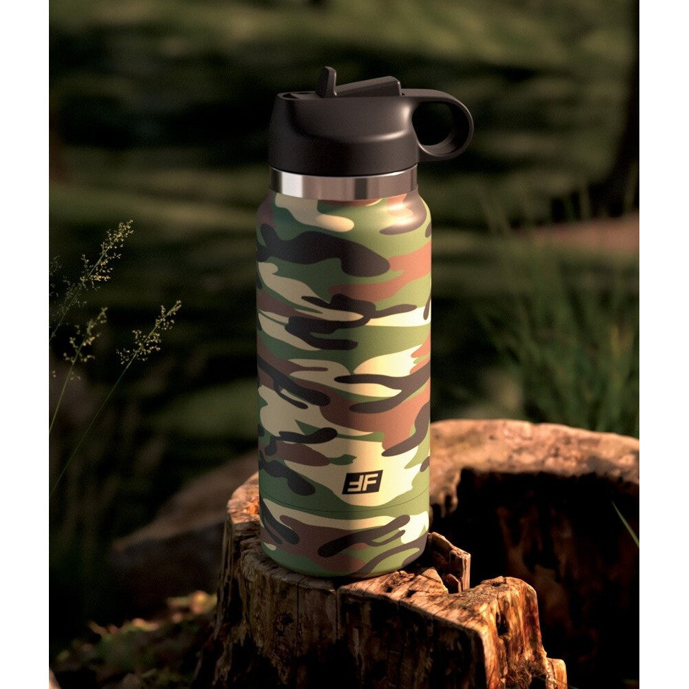 Discreet masturbator bottle PDX Plus Fap Flask Happy Camper camouflage colour