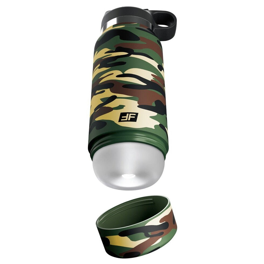 Discreet masturbator bottle PDX Plus Fap Flask Happy Camper camouflage colour