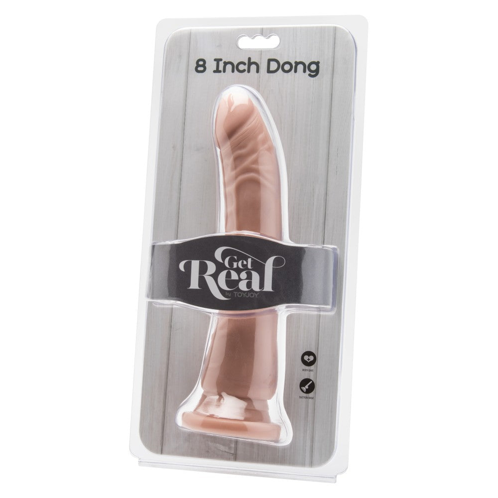 Dong 8" Vacuum Base Realistic Dildo